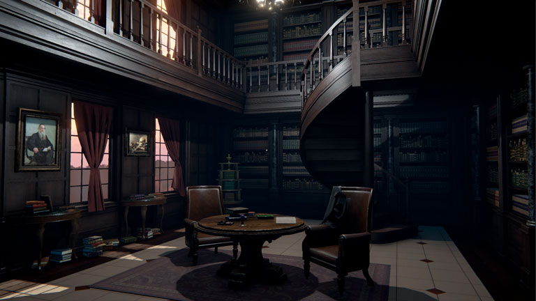The Crimson Manor Library Room Screenshot