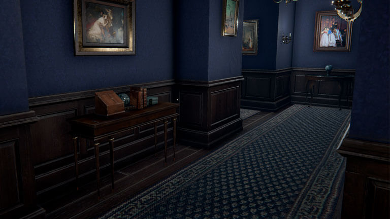 The Crimson Manor Hallways Screenshot
