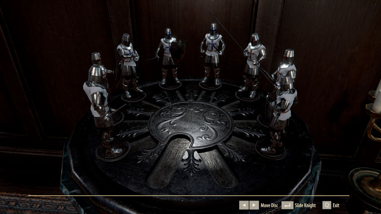 The Crimson Manor Knights Puzzle Screenshot